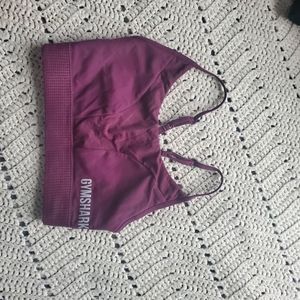 Gymshark maroon bra S